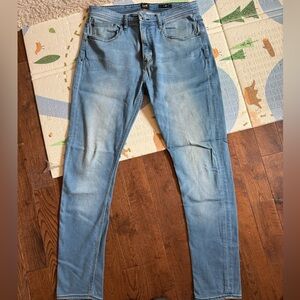 Lee Men's Denim Skinny Jeans - Light Blue